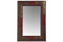 Fig Leaf Handcrafted Rectangle Mirror