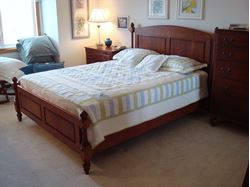 Cherry Four Post Spindle Bed