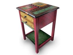 Hand Painted End Table 3