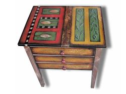 Hand Painted Side Table 1