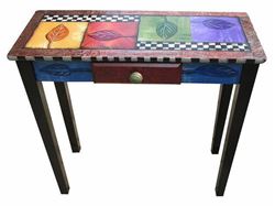 Hand Painted Entry Table 2