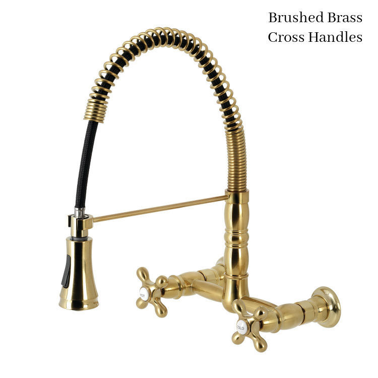 Kingston Brass Wall Mount Kitchen Faucet Artisan Crafted