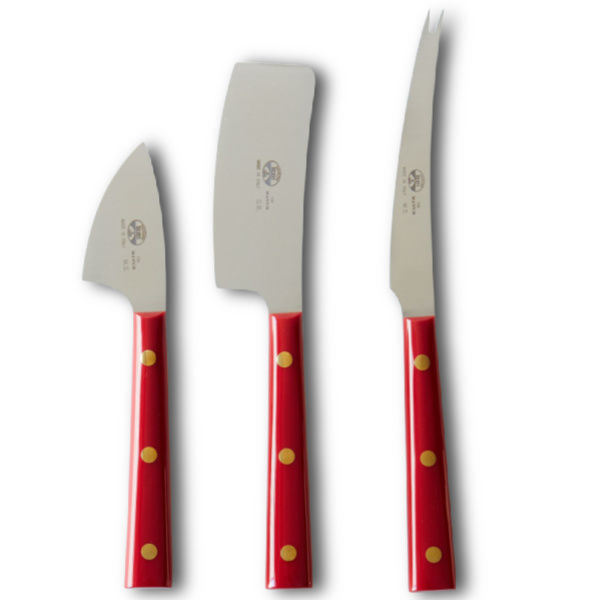 Cheese Knife Set Brushed Steel, 3-pack - ERNST @ RoyalDesign