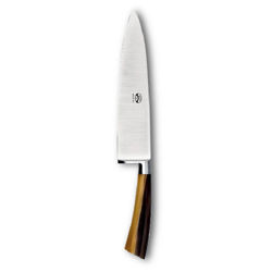 Berti Insieme Modern Classic White Lucite Handle Knife Block Set