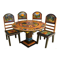 Sticks Hand Painted Furniture | Dining Set | The Secret to Life
